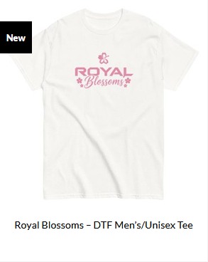 Royal Blossoms – DTF Men’s/Unisex Tee